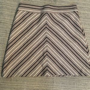 LOFT striped skirt